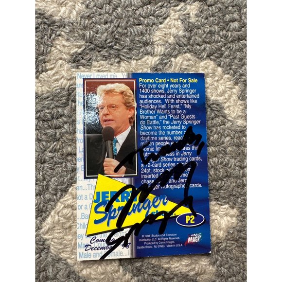 Jerry Springer signatures and more Collection - Picture 6 of 12